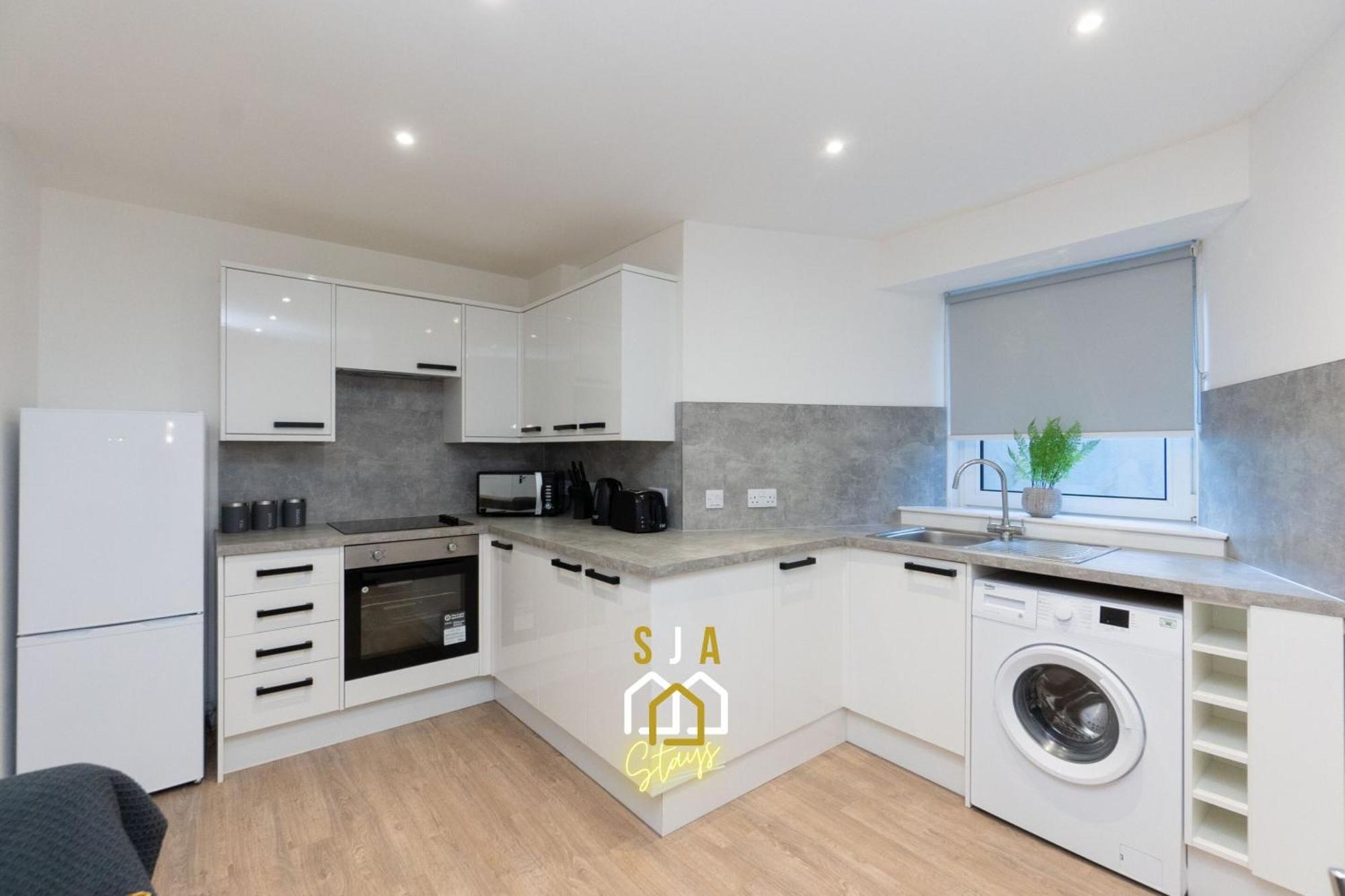 Central City Stay - Sja Stays - 1 Bed Apartment Aberdeen Eksteriør bilde