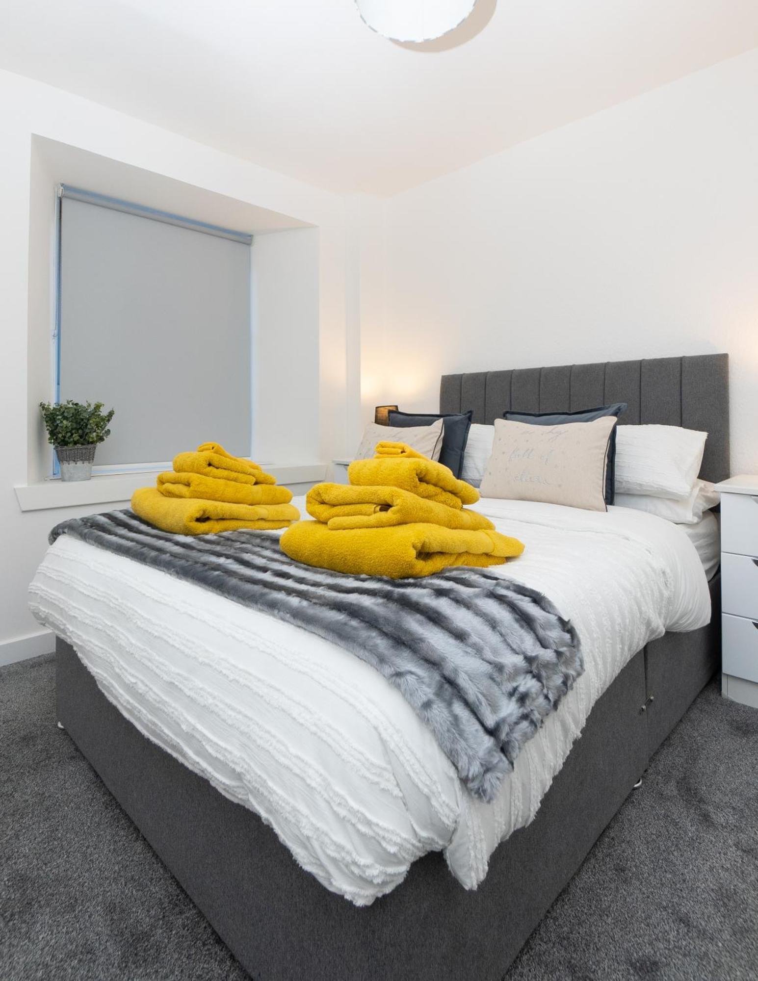 Central City Stay - Sja Stays - 1 Bed Apartment Aberdeen Eksteriør bilde